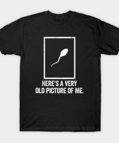 Here’s A Very Old Picture Of Me Funny Biology Humor Distressed T-Shirt