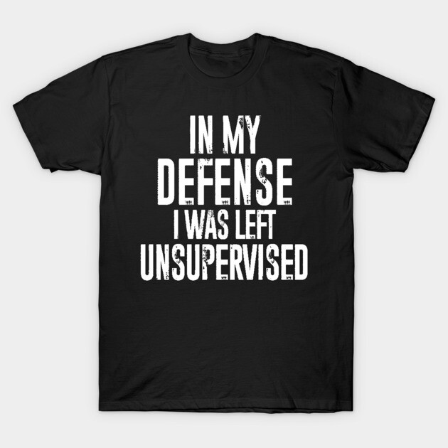 In my defense, I was left unsupervised T-Shirt